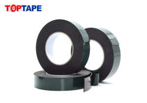 black double sided badge mount foam tape automotive grade number plates car trim craft tape